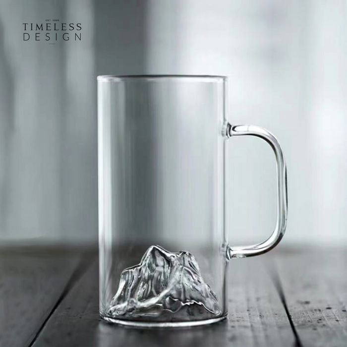 Fuji Mountain Glass with Handle