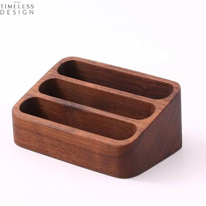 Odessa 3 Layer Wooden Business Card Holder