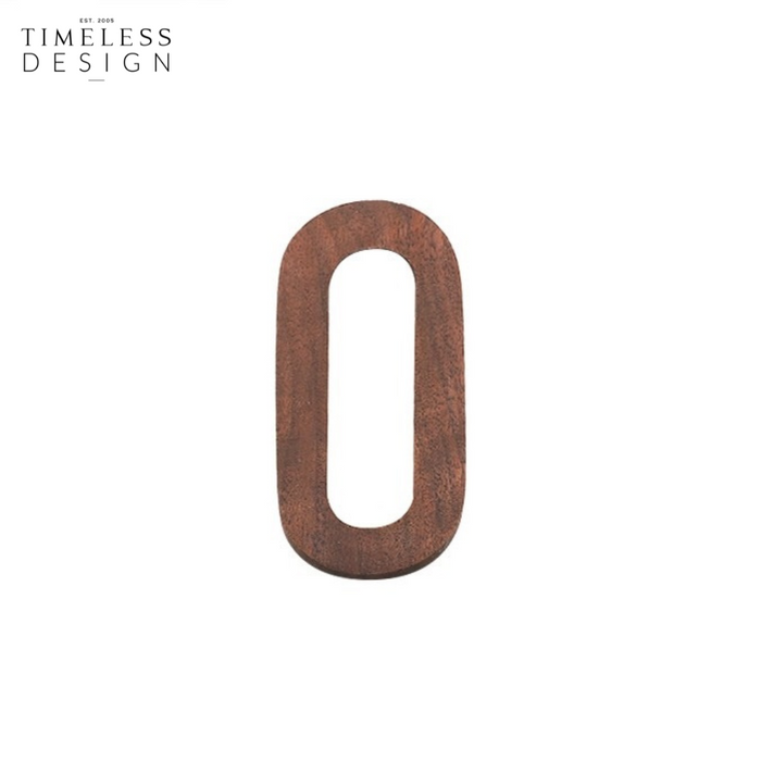 Walnut Wood Numeric (0-9)