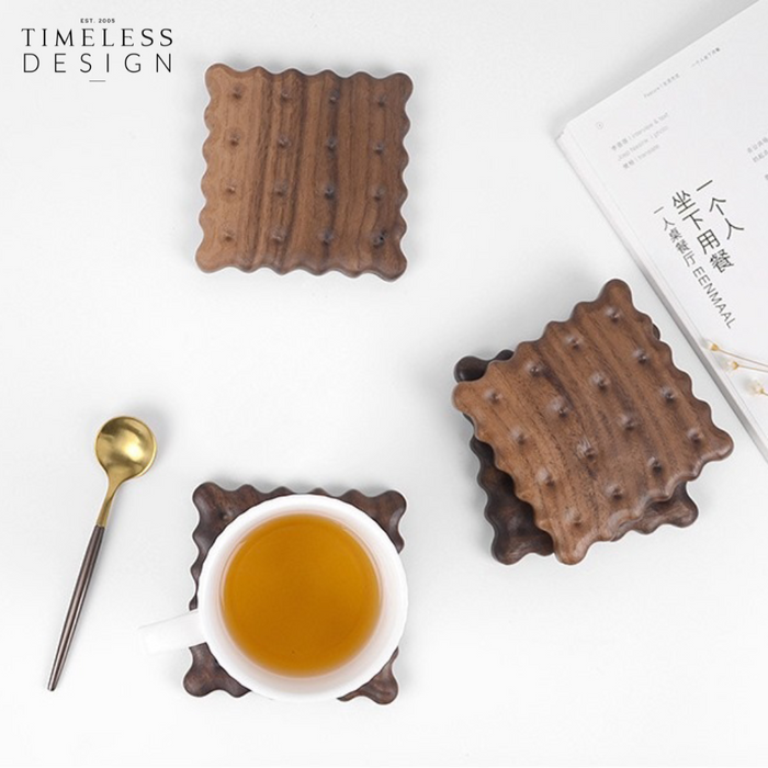 Biscuit Wood Coaster