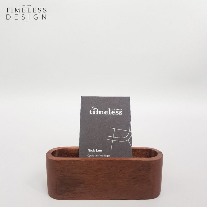 Odessa Wooden Business Card Holder