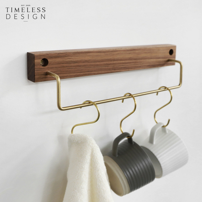 Hugo Walnut Cloth Hanger