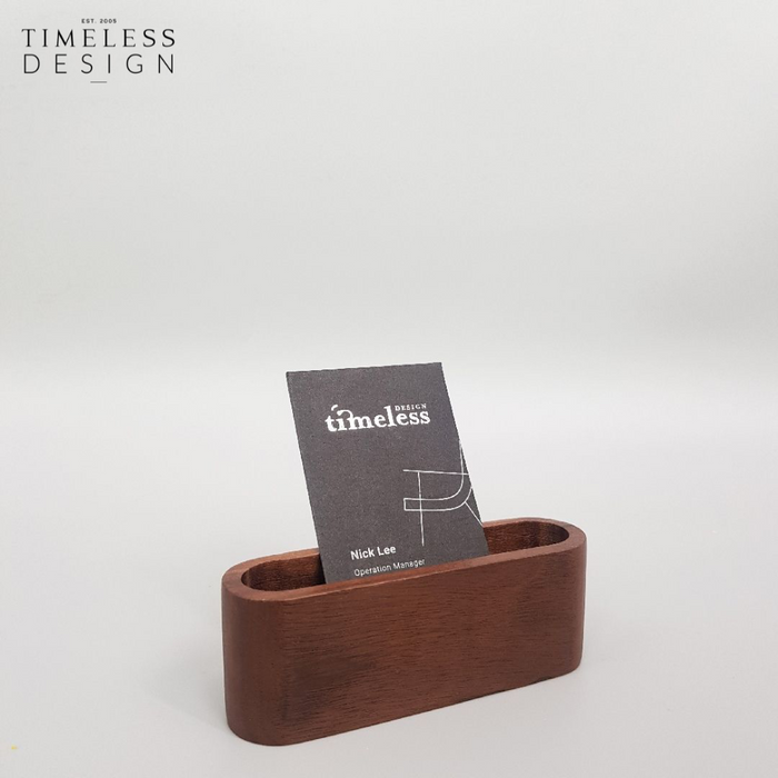 Odessa Wooden Business Card Holder