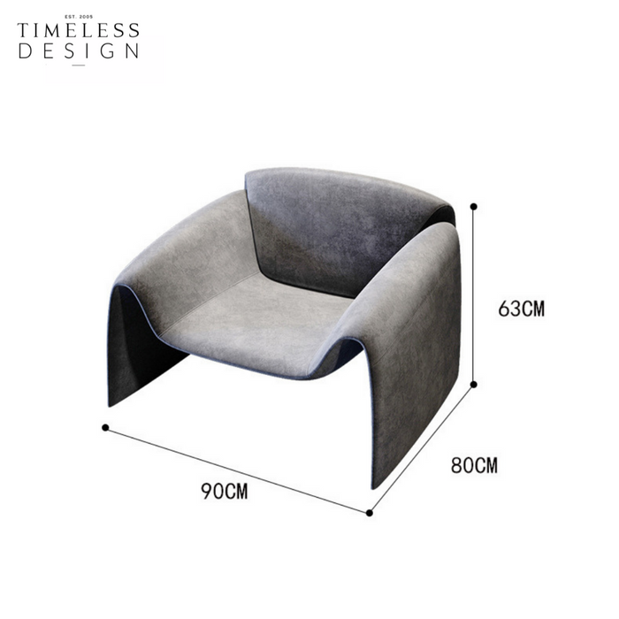 Hagar Club Chair Size