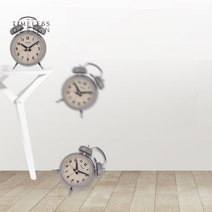 Abba Vintage Alarm Clock (Grey)