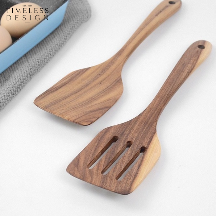 Ally Teak Wood Frying Spatula