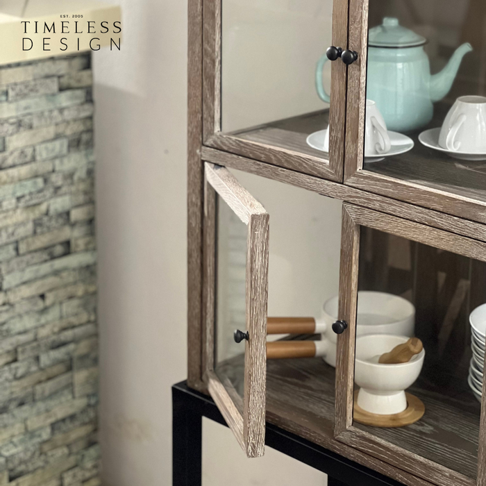 Burano 2 Door Narrow Cabinet