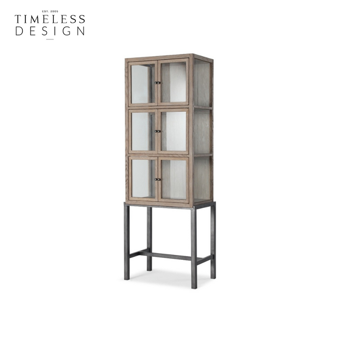Burano 2 Door Narrow Cabinet