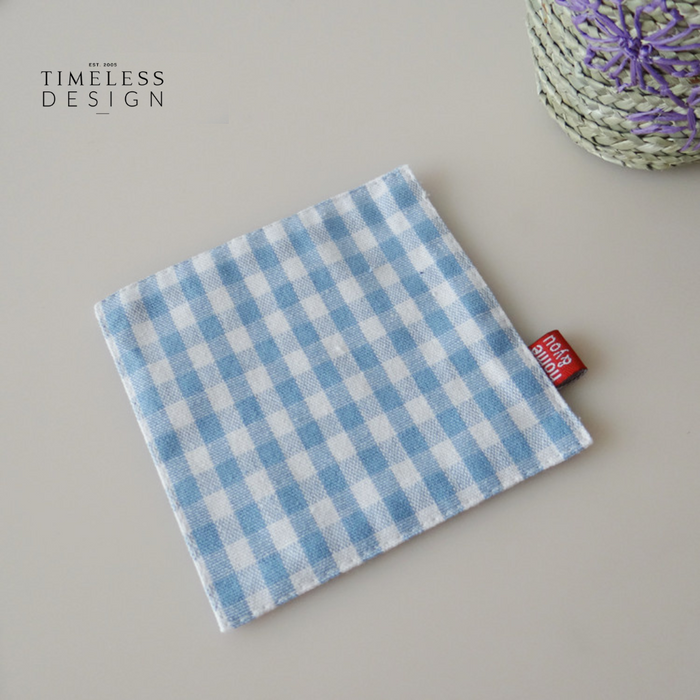 Light Blue Fabric Coaster