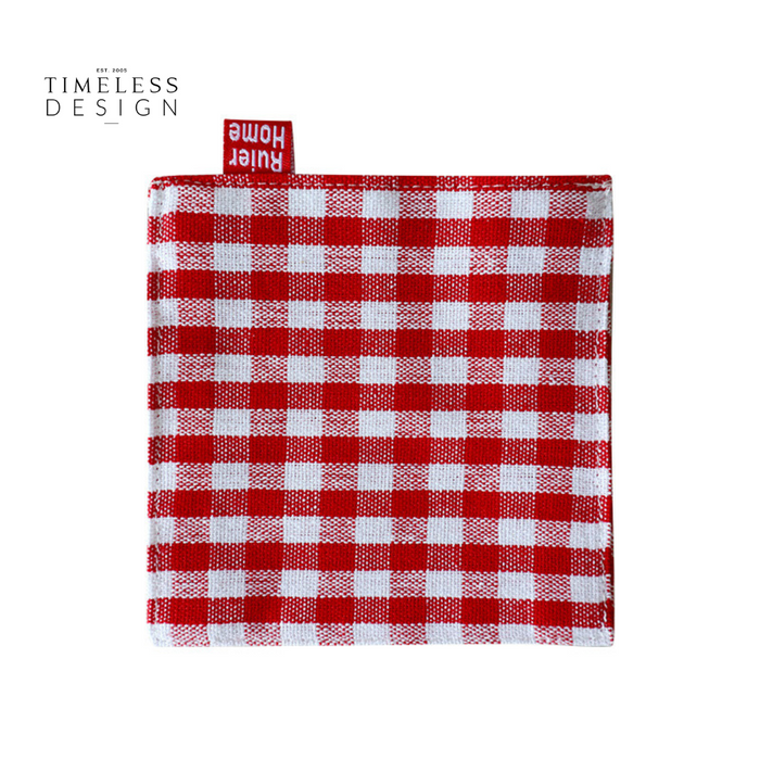 Red Fabric Coaster Class Design