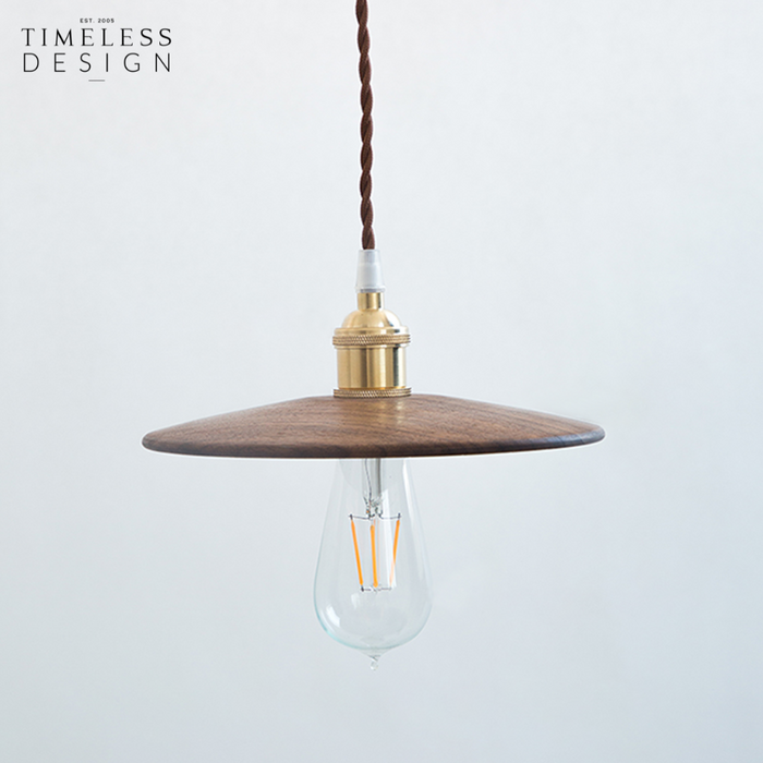 Fuuka Walnut Pendant Light