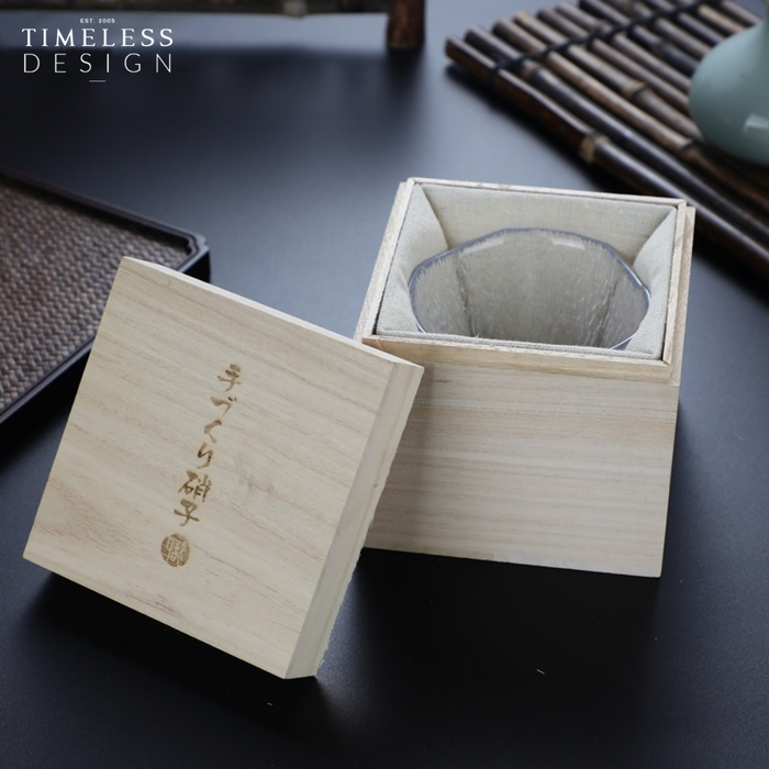 Hiroto Wooden Drinking Glass Storage Box