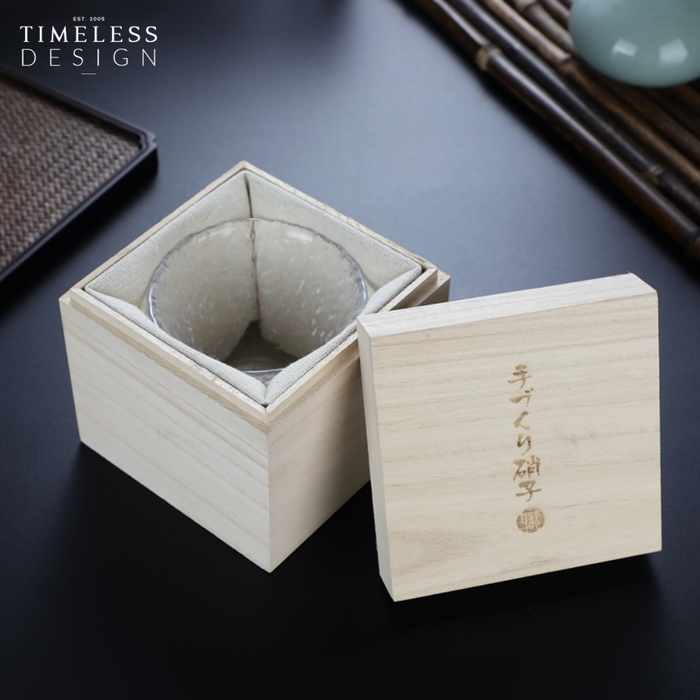 Hiroto Wooden Drinking Glass Storage Box