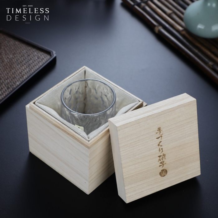 Hiroto Wooden Drinking Glass Storage Box