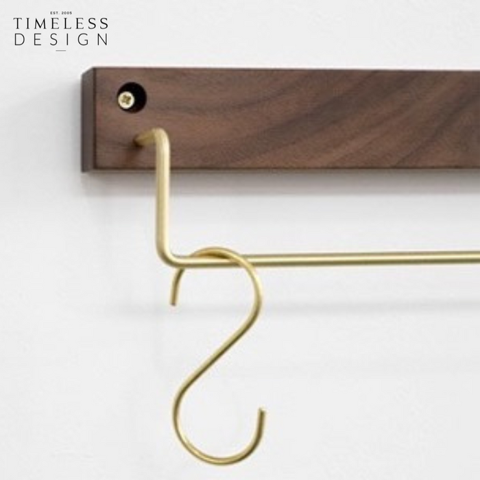 Hugo Walnut Cloth Hanger (L)