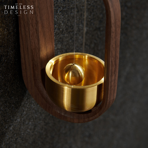 Jaxon Walnut Brass Wind Chimes/Door Bells