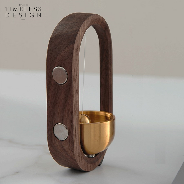 Jaxon Walnut Brass Wind Chimes/Door Bells