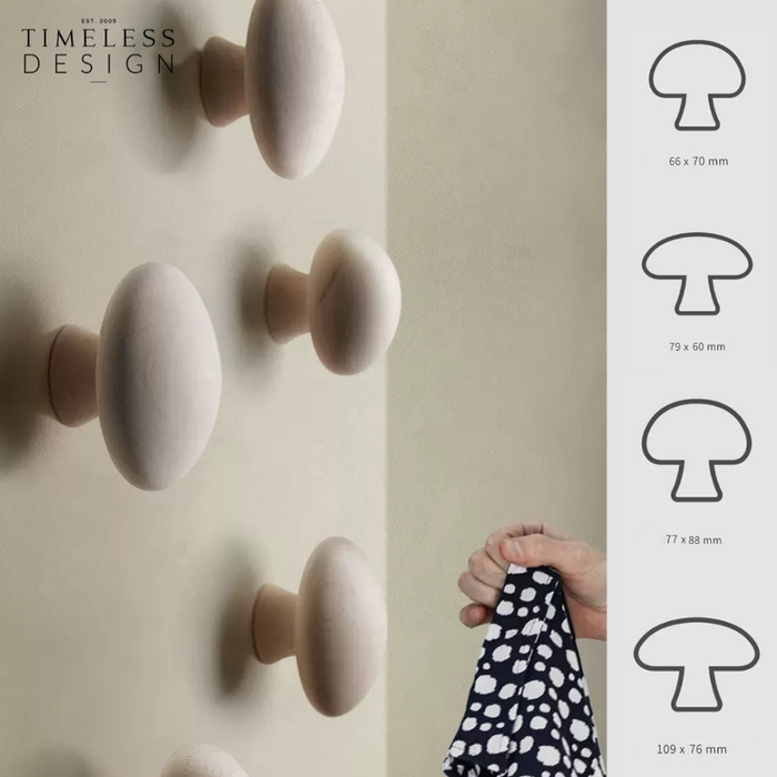 Mushroom Cloth Hanger (1pcs) Media 1 of 9