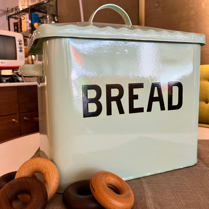 Naarden Enamel Bread Storage Box