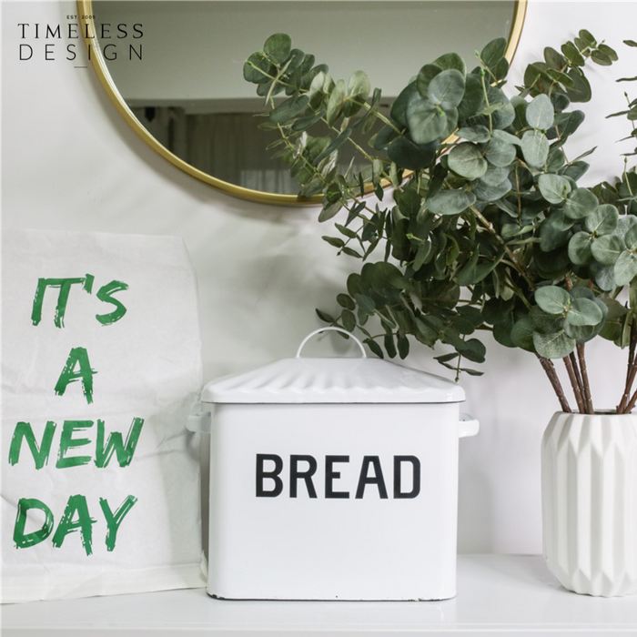 Naarden Enamel Bread Storage Box