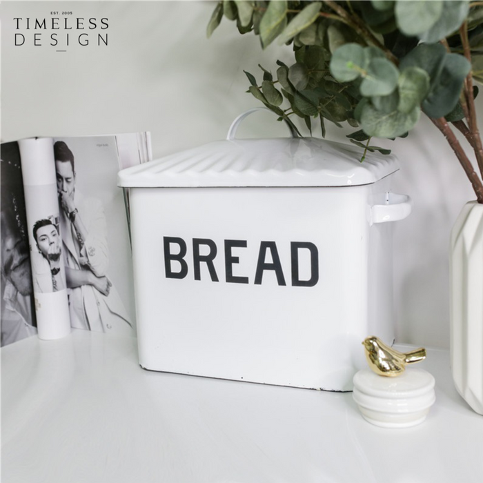 Naarden Enamel Bread Storage Box