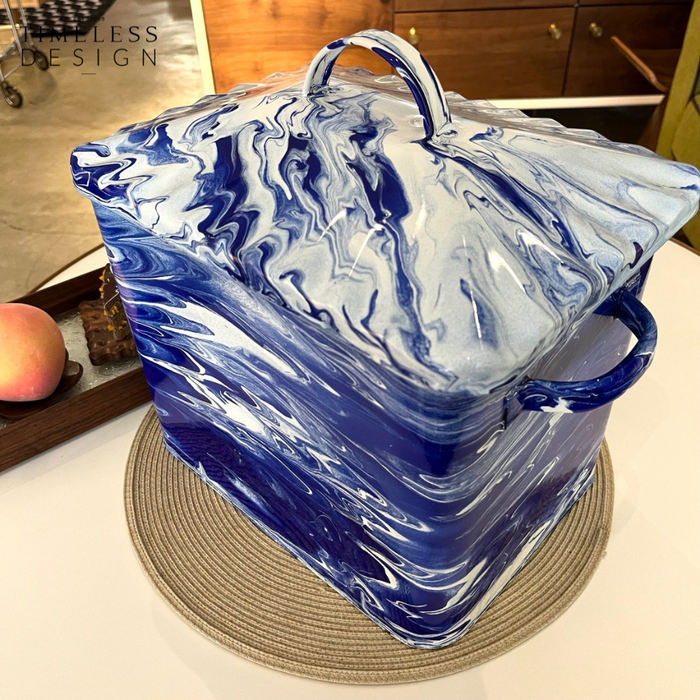Naarden Enamel Bread Storage Box