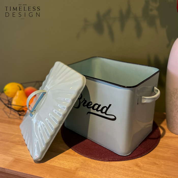 Naarden Enamel Bread Storage Box