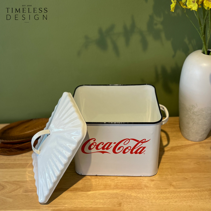 Naarden Enamel Bread Storage Box