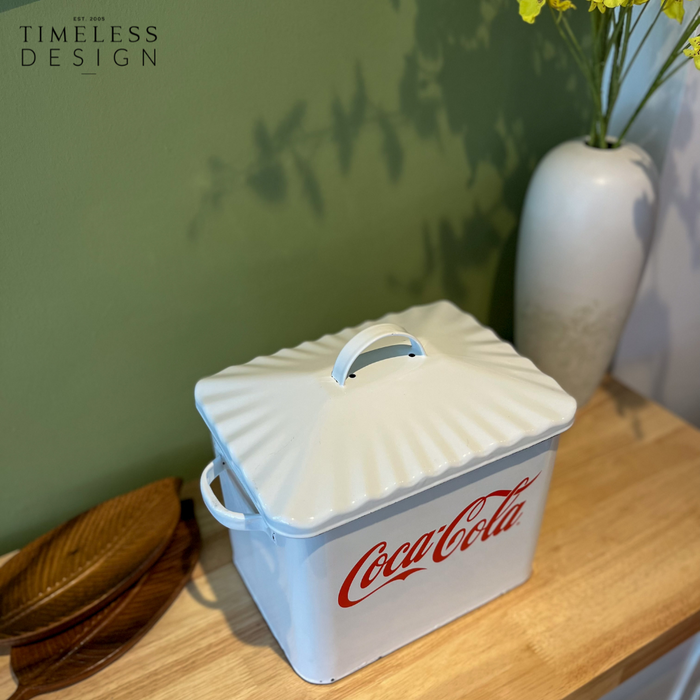 Naarden Enamel Bread Storage Box