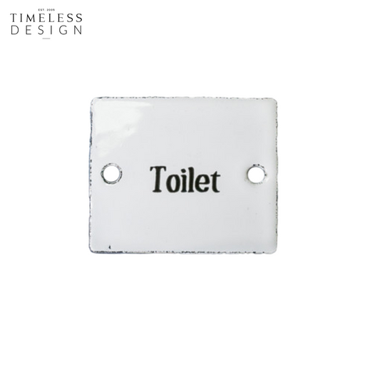 Naarden Enamel Toilet Sign