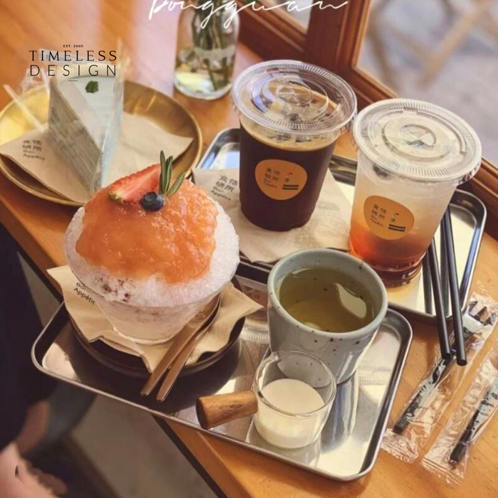 Serving Metal Tray Modern Design Multipurpose use