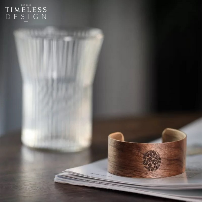 Orin Glass Tumbler With Bamboo Holder Piece