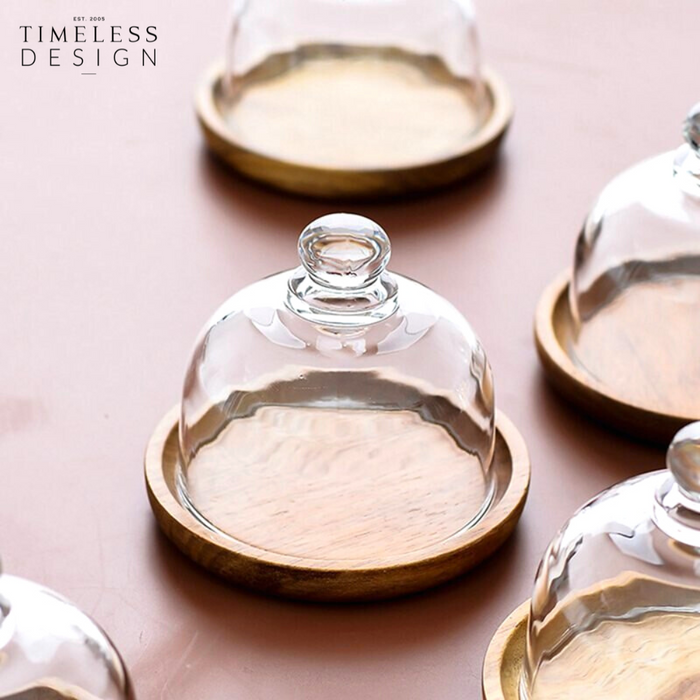Tessa Dessert Plate With Glass Cover