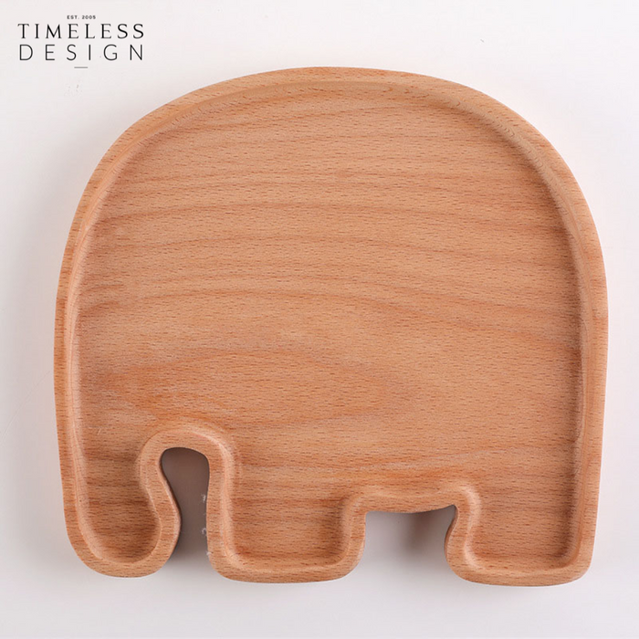 Eiko Children Wooden Food Plate