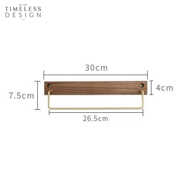 Hugo Walnut Cloth Hanger Size