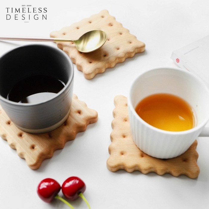 Biscuit Wood Coaster