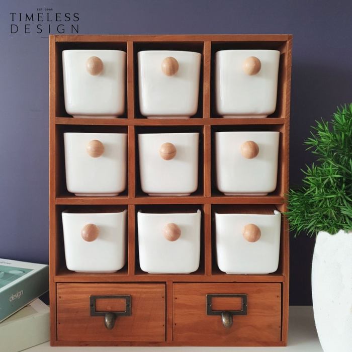 Takuma Cabinet Ceramic Seasoning Pot