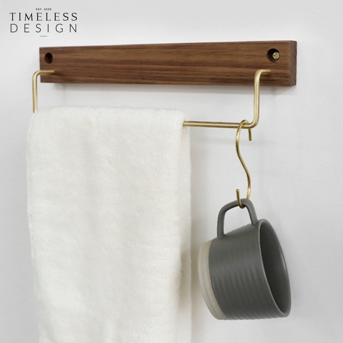 Hugo Walnut Cloth Hanger