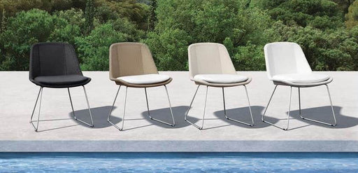 Felicia Wicker Chair W/Seat Pad - Timeless Design