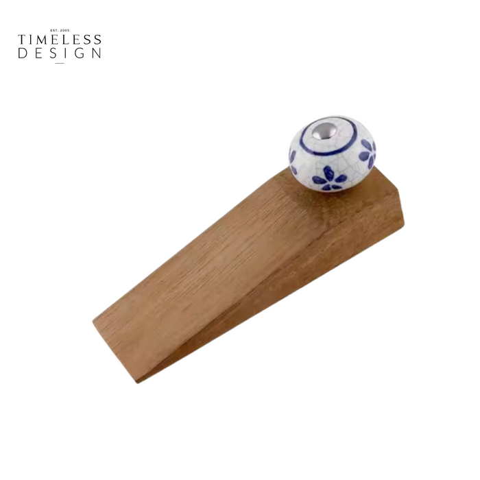 Bombay Wooden Non-Slip Door Stopper