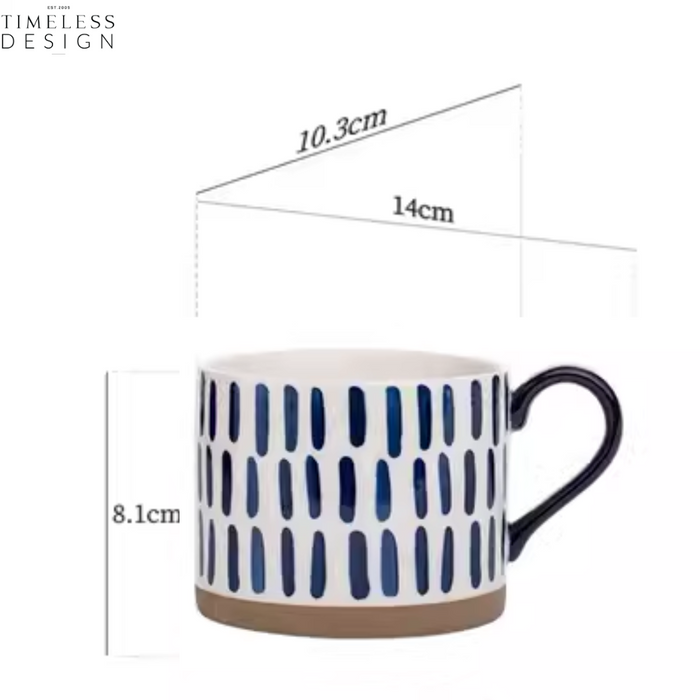 Emmett Ceramic Mug (Stripe)