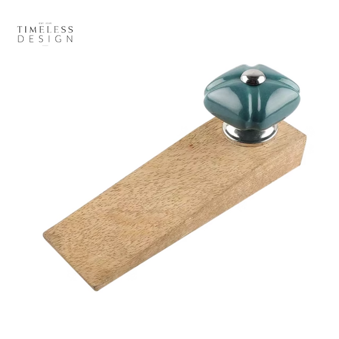 Bombay Wooden Non-Slip Door Stopper