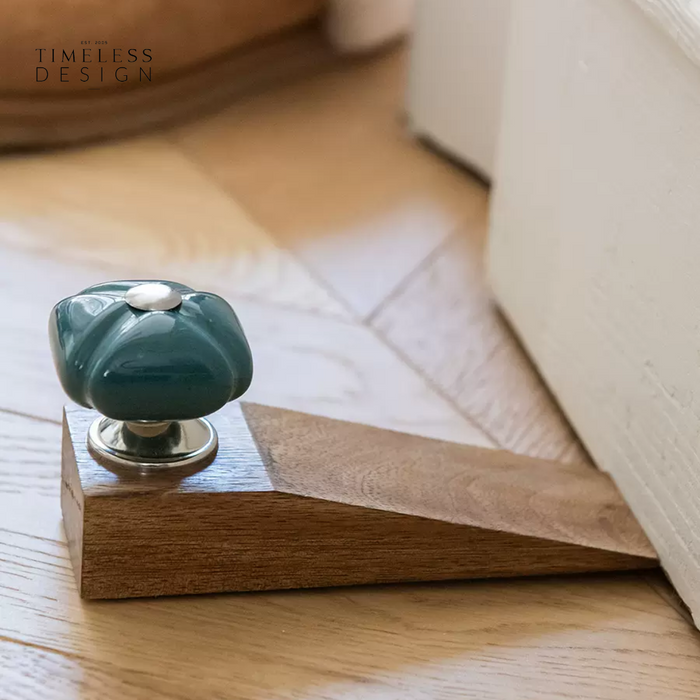 Bombay Wooden Non-Slip Door Stopper