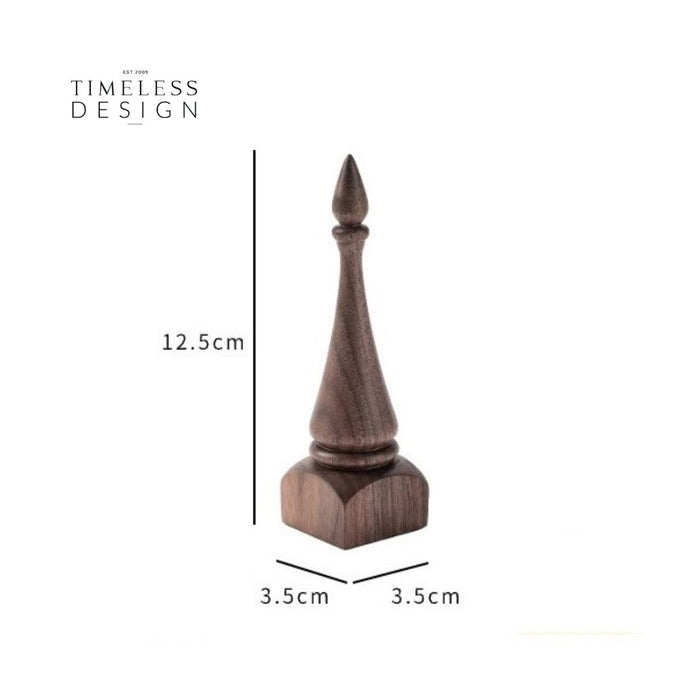 Chess Wooden Vintage Ring Holder