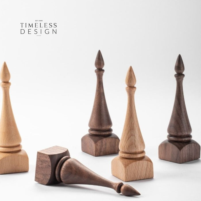 Chess Wooden Vintage Ring Holder