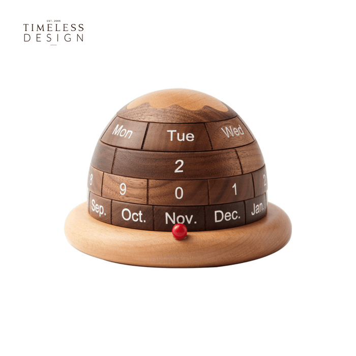 Jaxon Wooden Rotating Calendar