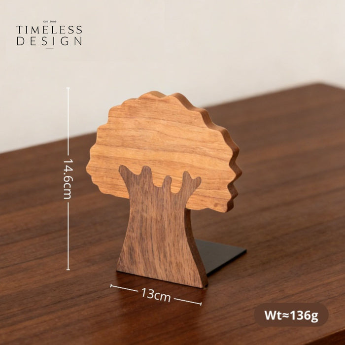 Tree Walnut Bookend