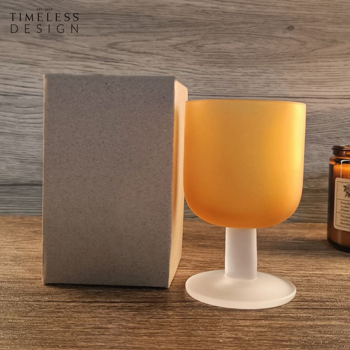 Vala Frosted Wine Glass