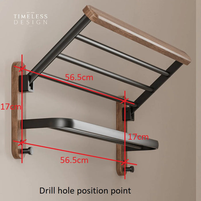 Teresa Double Walnut Rack