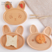 Eiko Children Wooden Food Plate